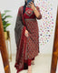 Premium Cotton Maroon Printed Dupatta Set